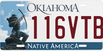 OK license plate 116VTB