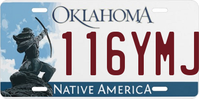OK license plate 116YMJ
