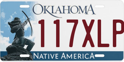 OK license plate 117XLP