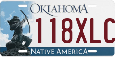 OK license plate 118XLC