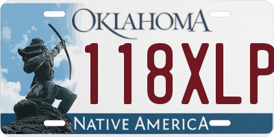 OK license plate 118XLP