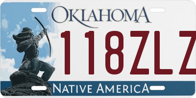 OK license plate 118ZLZ