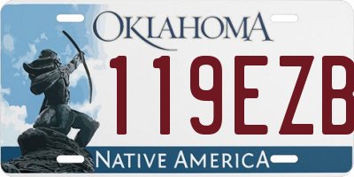 OK license plate 119EZB