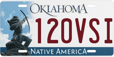 OK license plate 120VSI