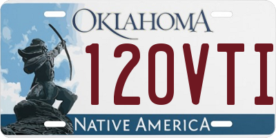 OK license plate 120VTI