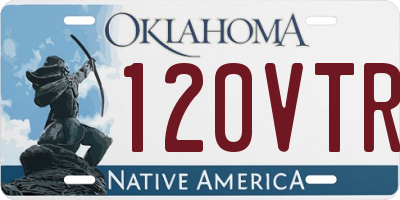 OK license plate 120VTR