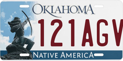 OK license plate 121AGV