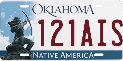 OK license plate 121AIS