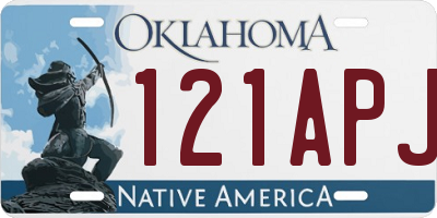 OK license plate 121APJ