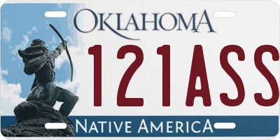 OK license plate 121ASS