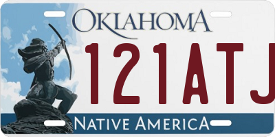 OK license plate 121ATJ