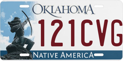 OK license plate 121CVG