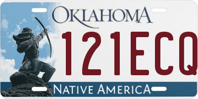 OK license plate 121ECQ