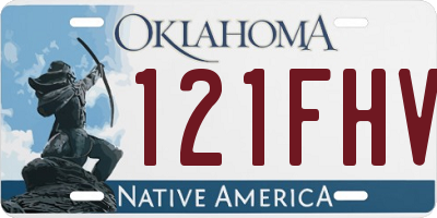 OK license plate 121FHV