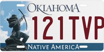 OK license plate 121TVP