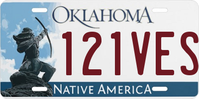 OK license plate 121VES