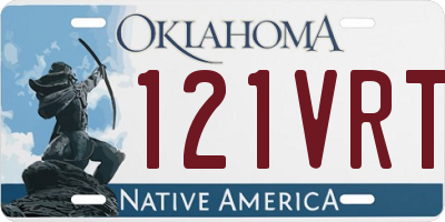 OK license plate 121VRT