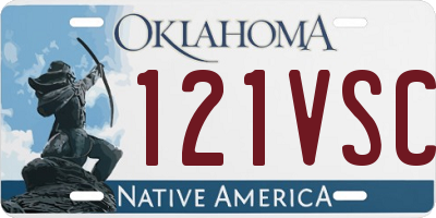 OK license plate 121VSC