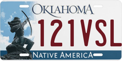 OK license plate 121VSL