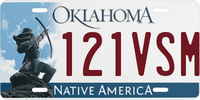 OK license plate 121VSM