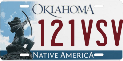 OK license plate 121VSV