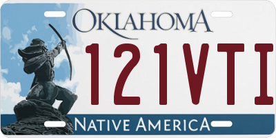 OK license plate 121VTI