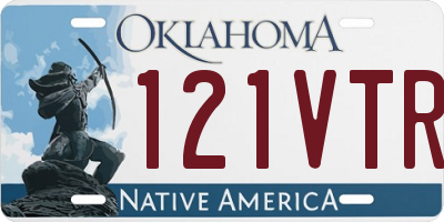 OK license plate 121VTR