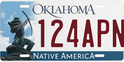 OK license plate 124APN