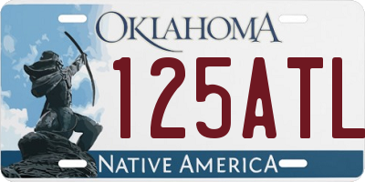 OK license plate 125ATL