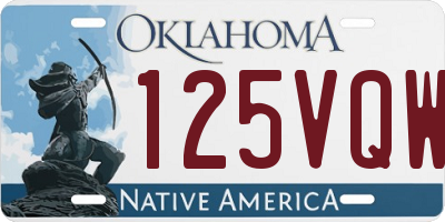 OK license plate 125VQW