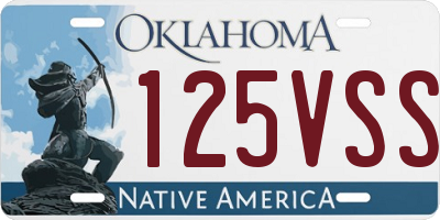 OK license plate 125VSS