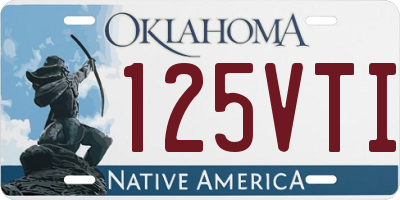 OK license plate 125VTI