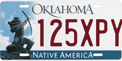 OK license plate 125XPY