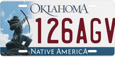 OK license plate 126AGV