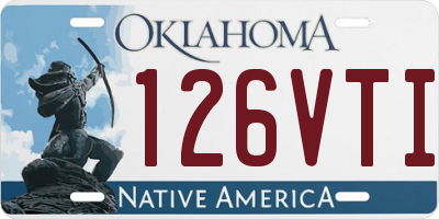 OK license plate 126VTI