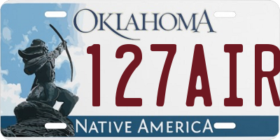 OK license plate 127AIR