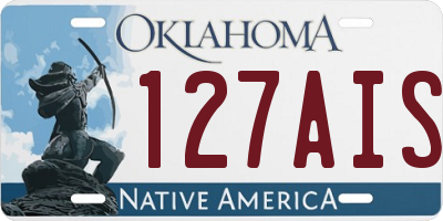 OK license plate 127AIS