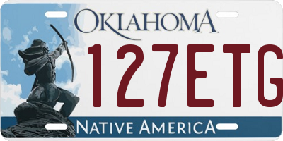 OK license plate 127ETG