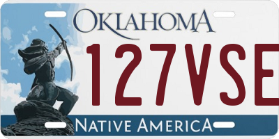 OK license plate 127VSE