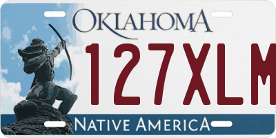 OK license plate 127XLM