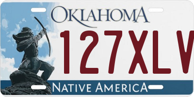 OK license plate 127XLV