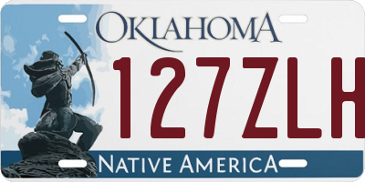 OK license plate 127ZLH