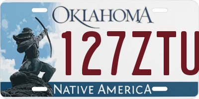 OK license plate 127ZTU