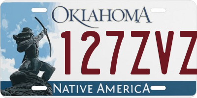 OK license plate 127ZVZ