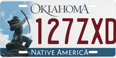 OK license plate 127ZXD