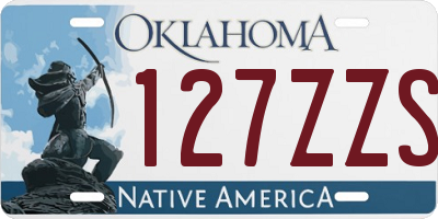 OK license plate 127ZZS