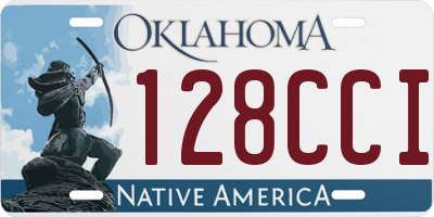 OK license plate 128CCI