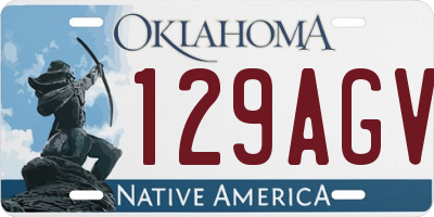 OK license plate 129AGV