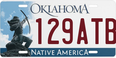 OK license plate 129ATB