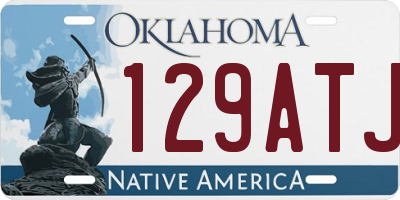 OK license plate 129ATJ